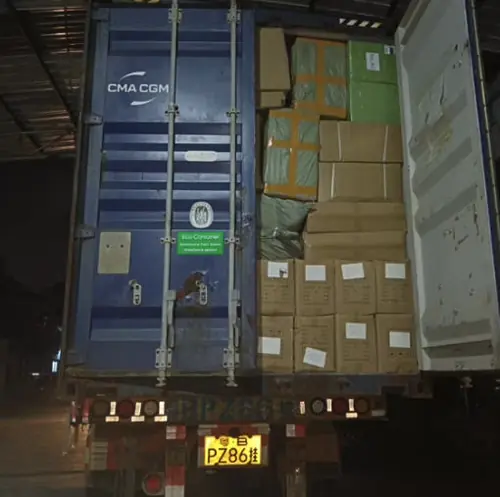 Container shipment photo