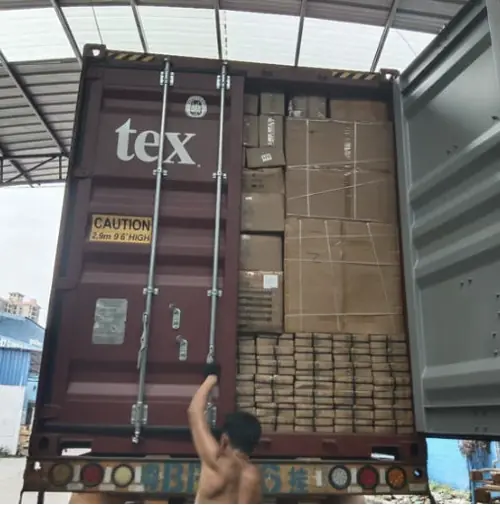 Container shipment photo